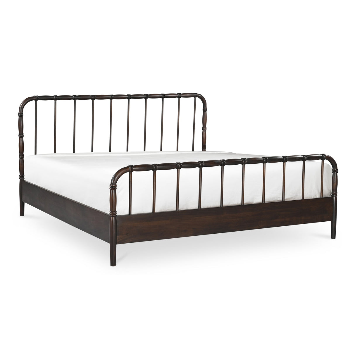 Vivian Brown King Bed by Moe's Home at Eve Furniture