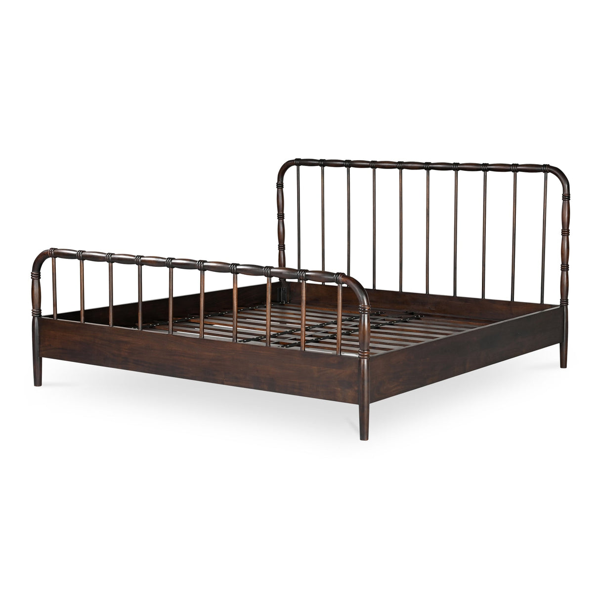 Vivian Brown King Bed by Moe's Home at Eve Furniture