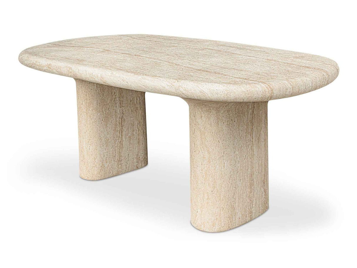 Warby Beige Outdoor Dining Table