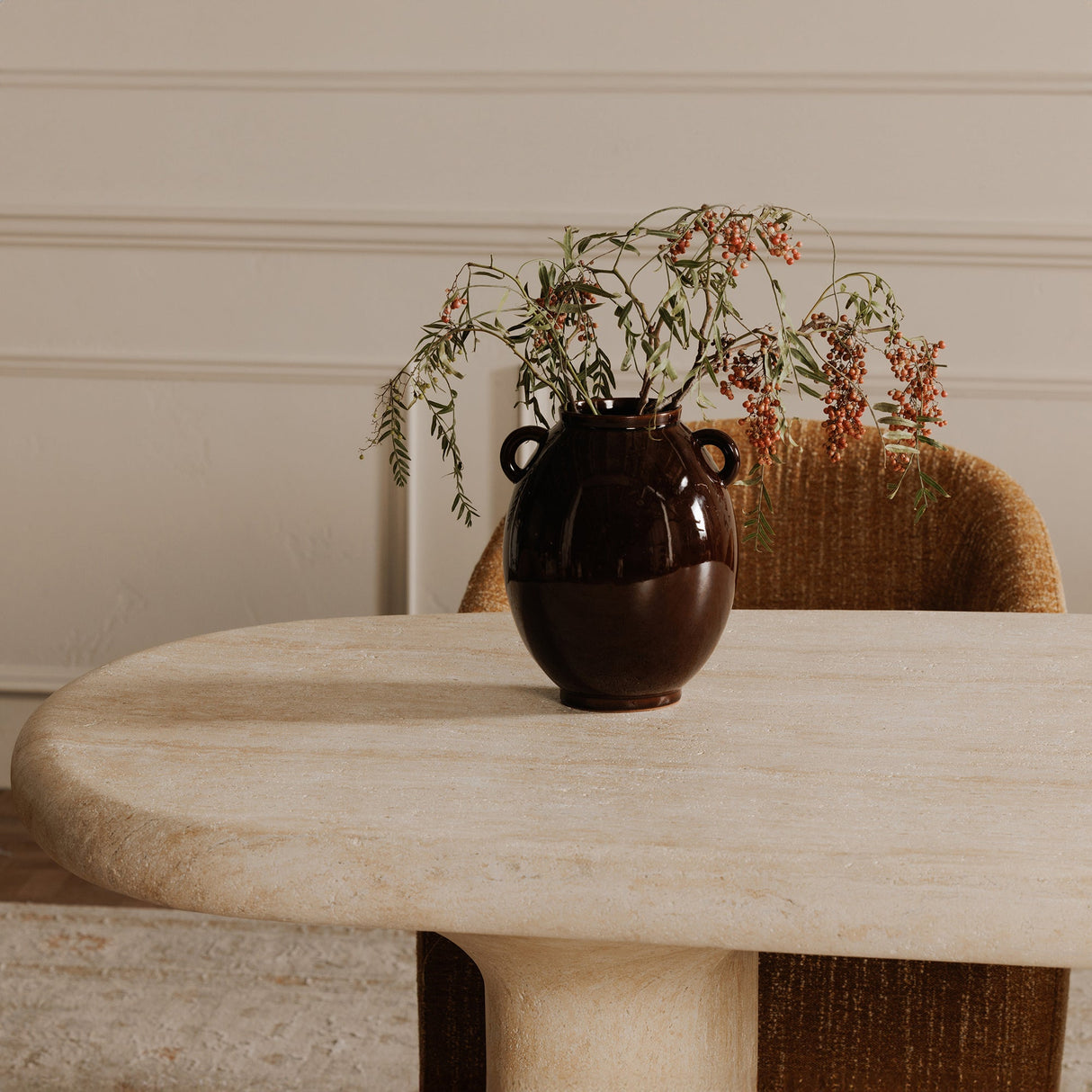 Warby Beige Outdoor Dining Table by Moe's Home at Eve Furniture