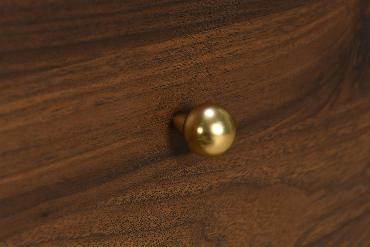 Welsley Walnut 4-drawer Chest of Drawers by Coaster at Eve Furniture