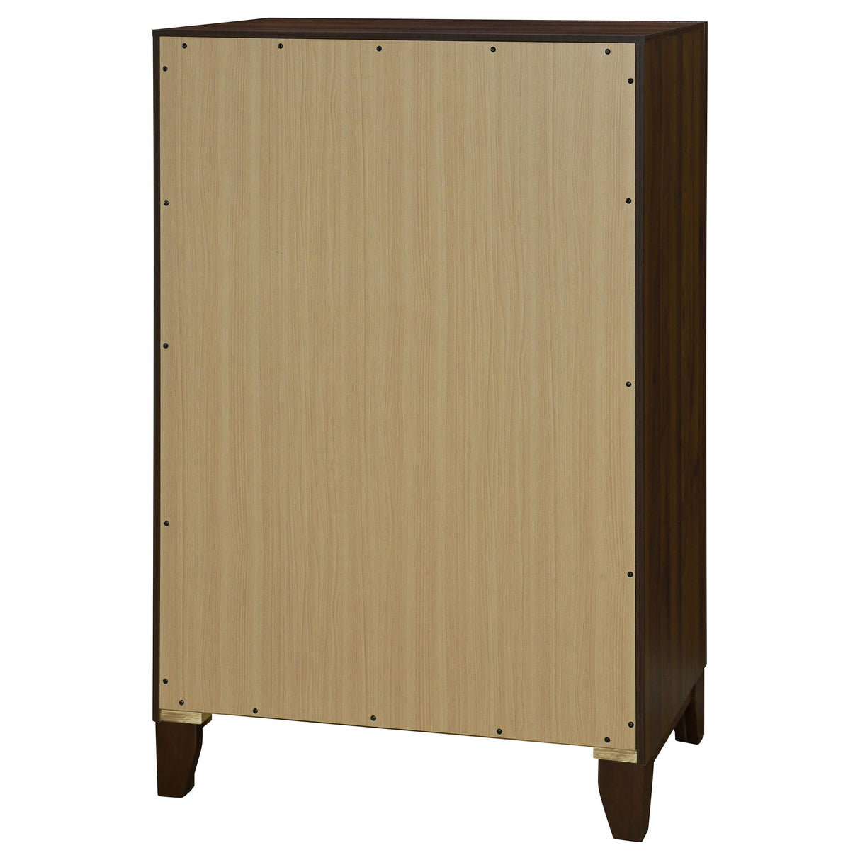Welsley Walnut 4-drawer Chest of Drawers by Coaster at Eve Furniture