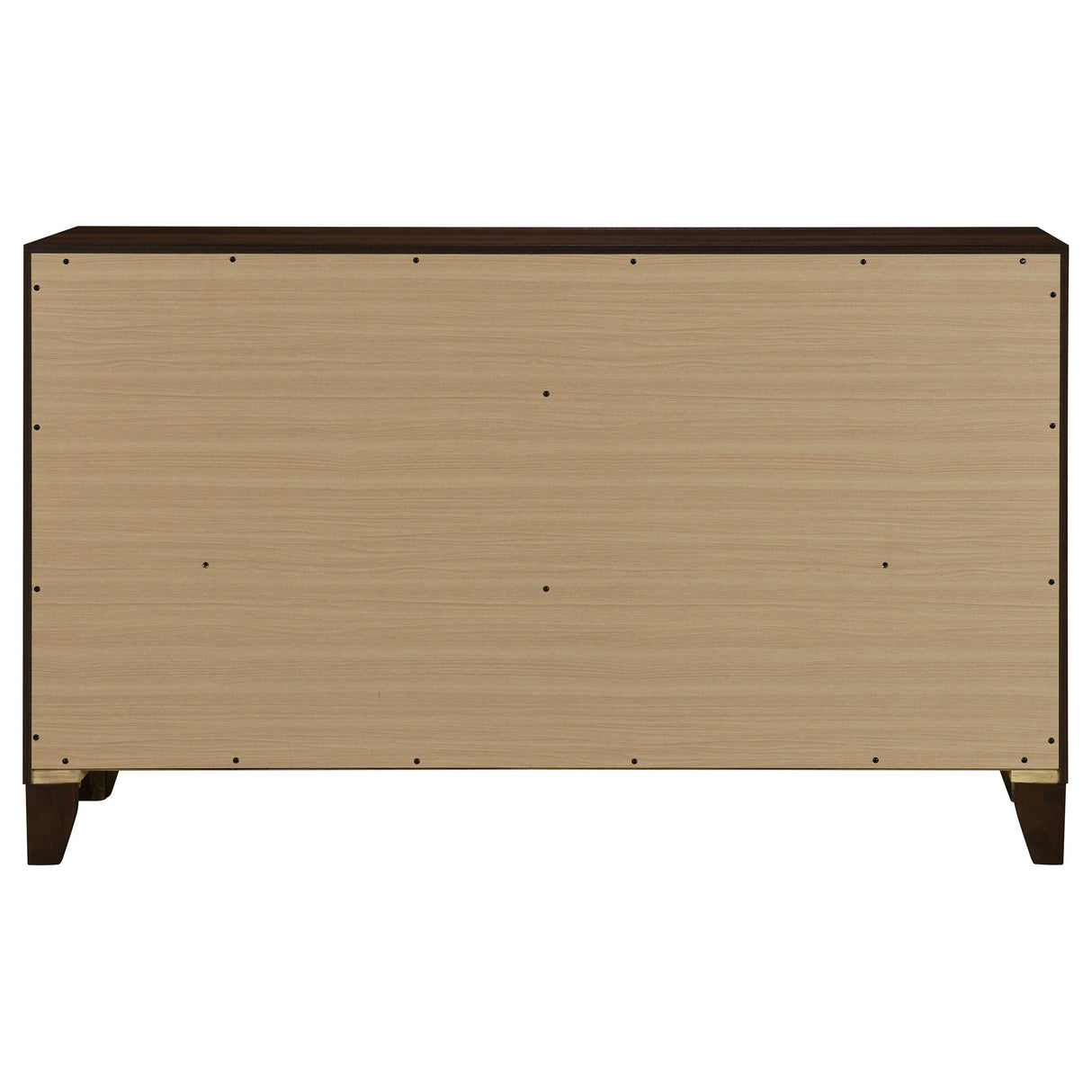 Welsley Walnut 6-Drawer Dresser Cabinet by Coaster at Eve Furniture