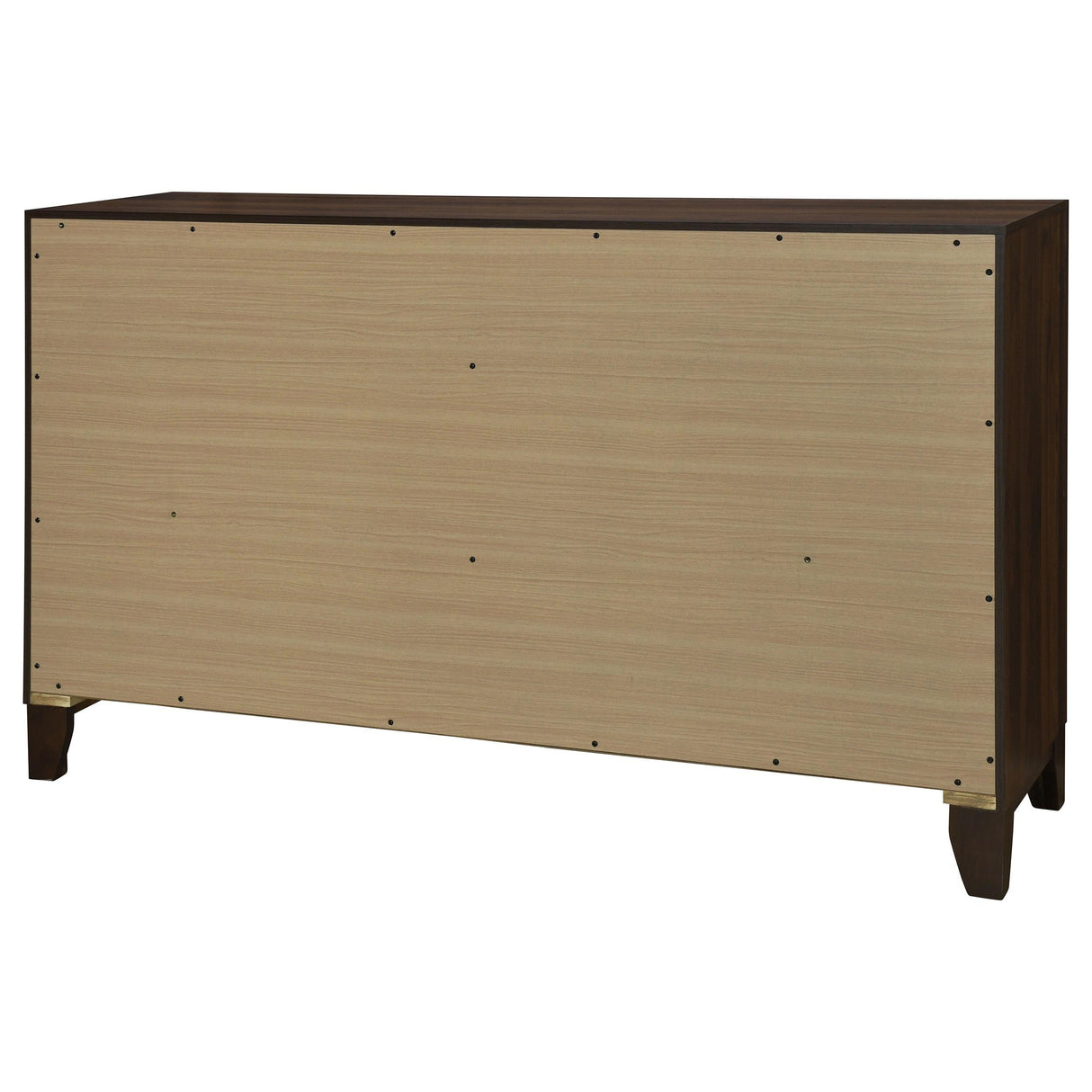 Welsley Walnut 6-Drawer Dresser Cabinet by Coaster at Eve Furniture