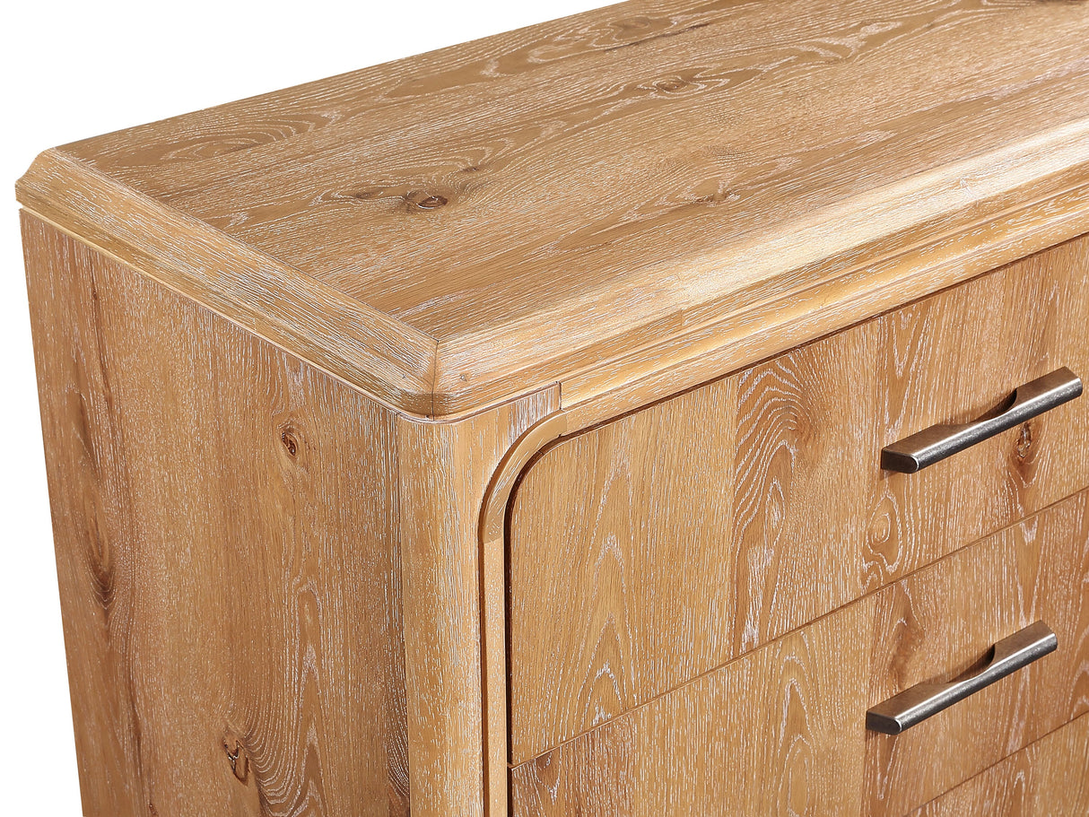 Westcott Cerused Natural Dresser by Crown Mark at Eve Furniture