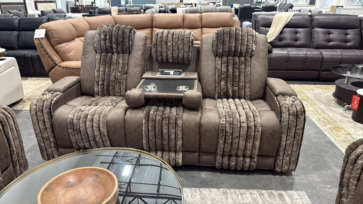 Lita Brown Reclining Living Room Set by New Era Innovations at Eve Furniture