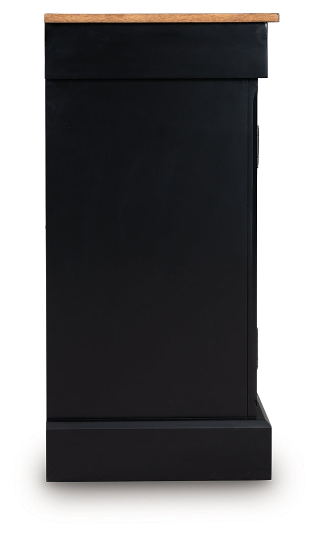 Wildenauer Brown/Black Dining Buffet by Ashley at Eve Furniture