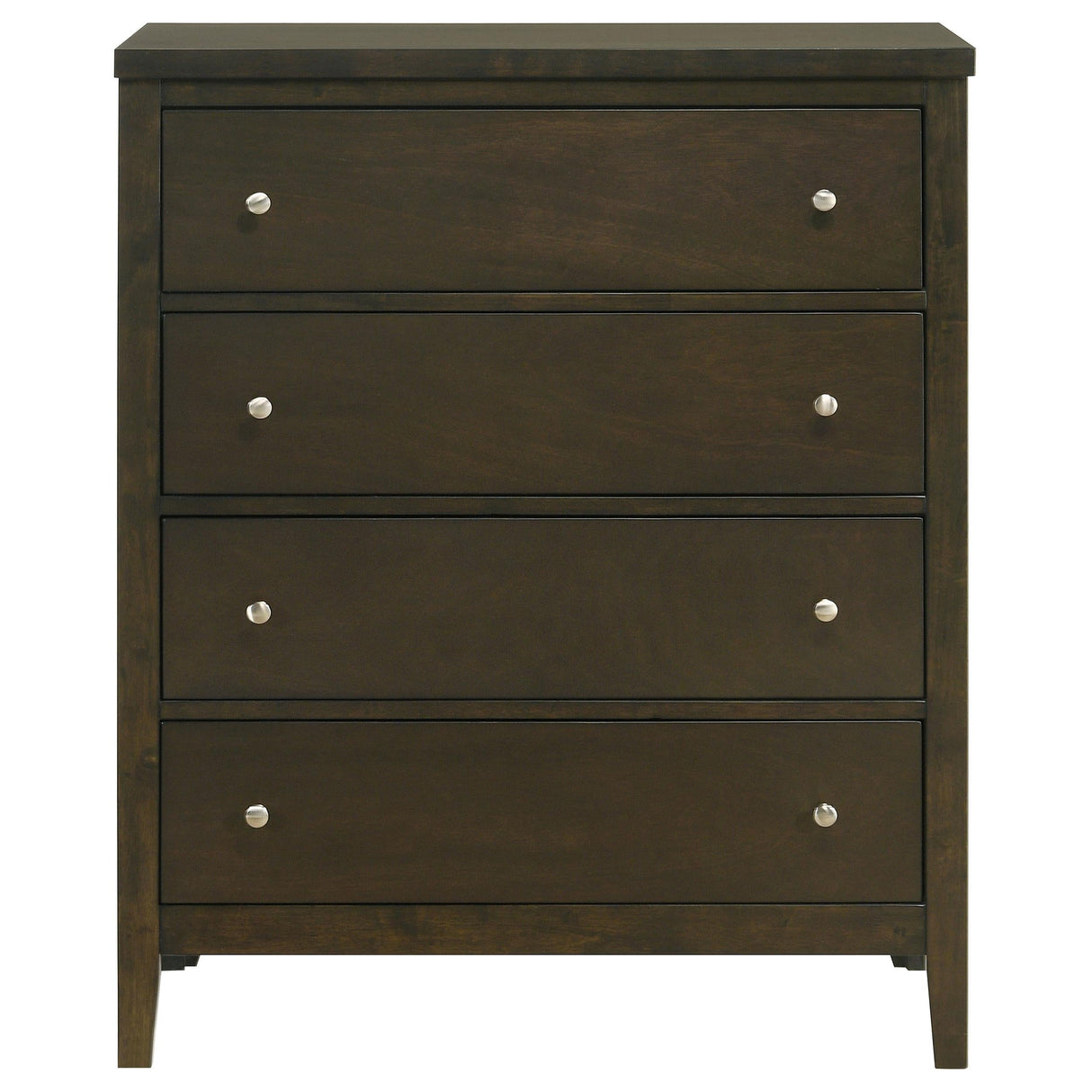 Wilkes Dark Cocoa 4-Drawer Chest by Coaster at Eve Furniture