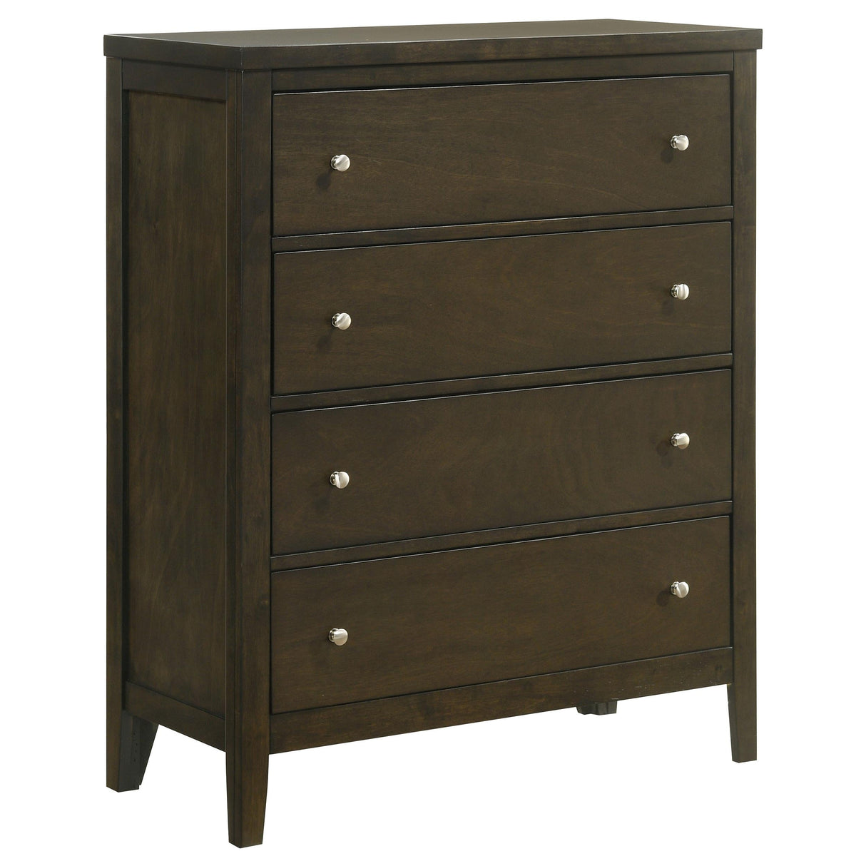 Wilkes Dark Cocoa 4-Drawer Chest by Coaster at Eve Furniture