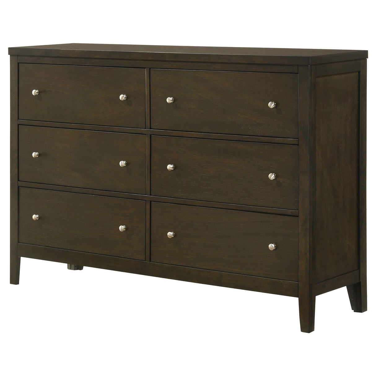 Wilkes Dark Cocoa 6-Drawer Dresser by Coaster at Eve Furniture