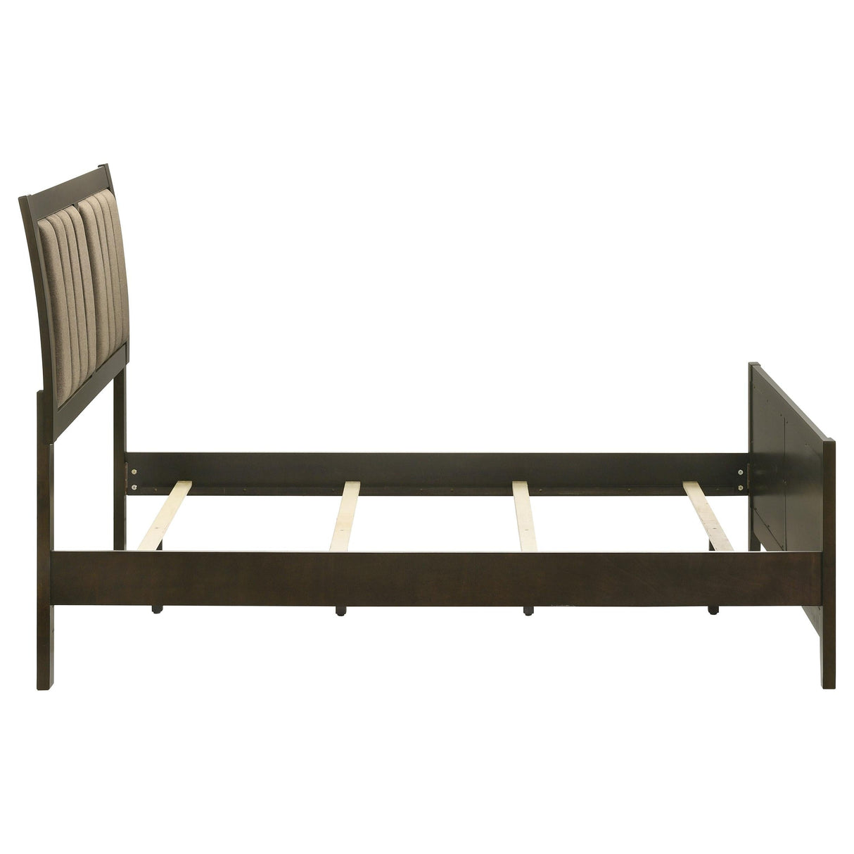 Wilkes Dark Cocoa Upholstered Full Bed by Coaster at Eve Furniture