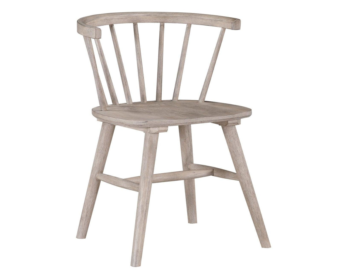 Willow Solid Wood Dining Chair, Tan by Steve Silver at Eve Furniture