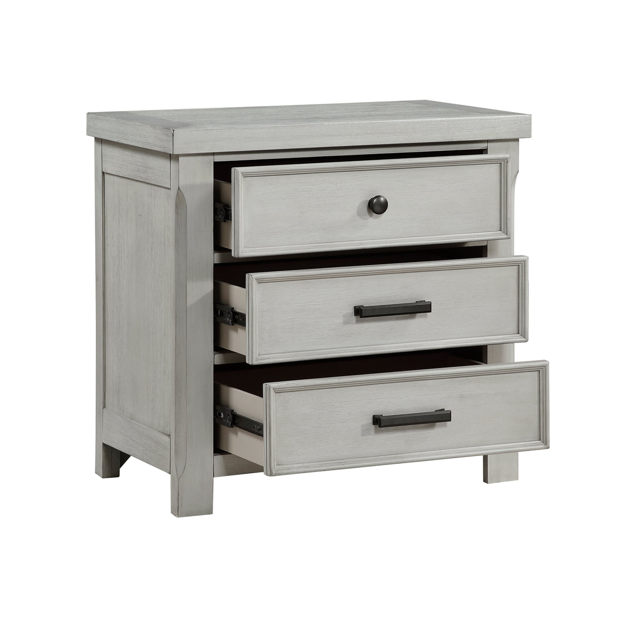 Willowbrook Light Gray Nightstand by Homelegance at Eve Furniture