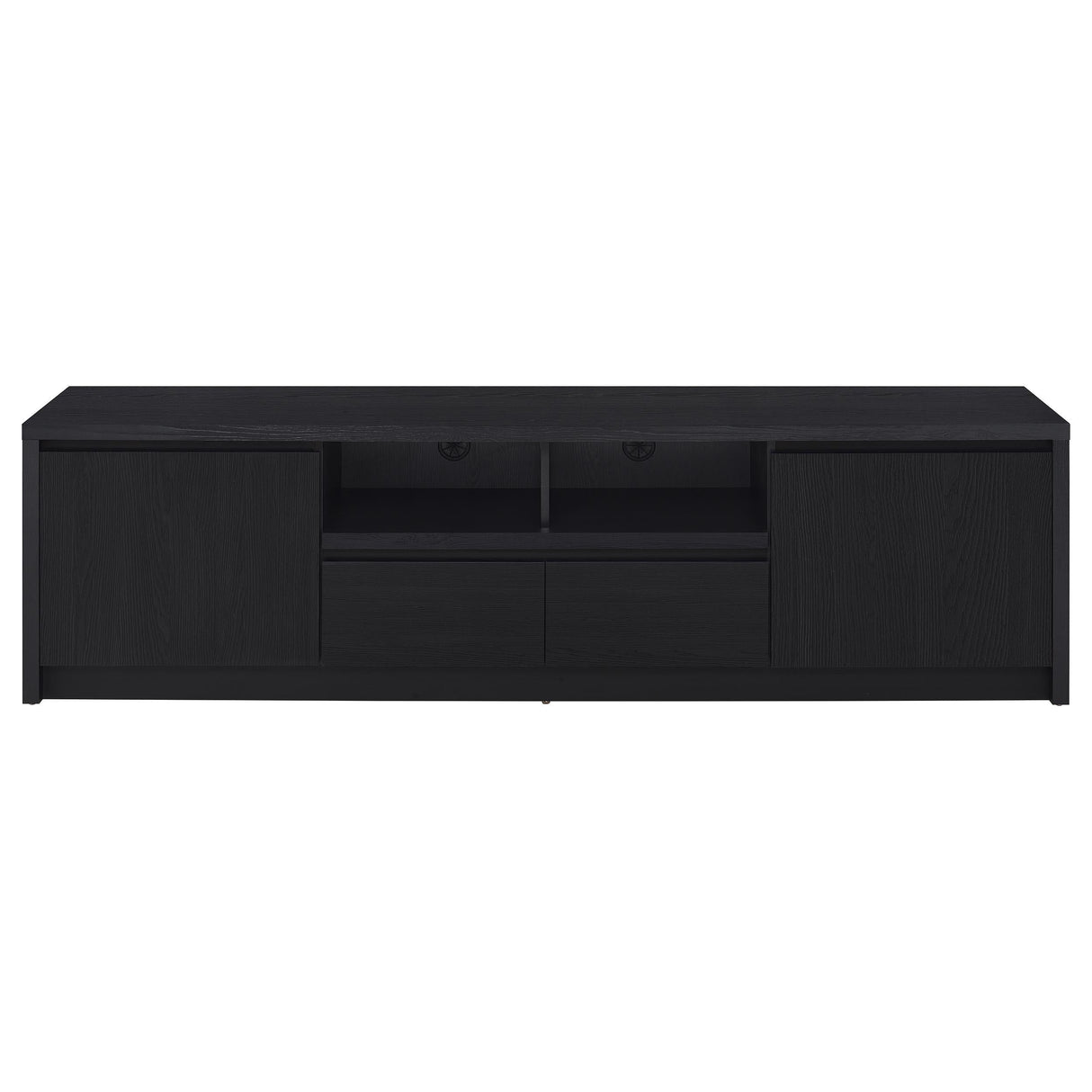 Winfield Black 3-Piece Entertainment Center 78-inch TV Stand by Coaster at Eve Furniture