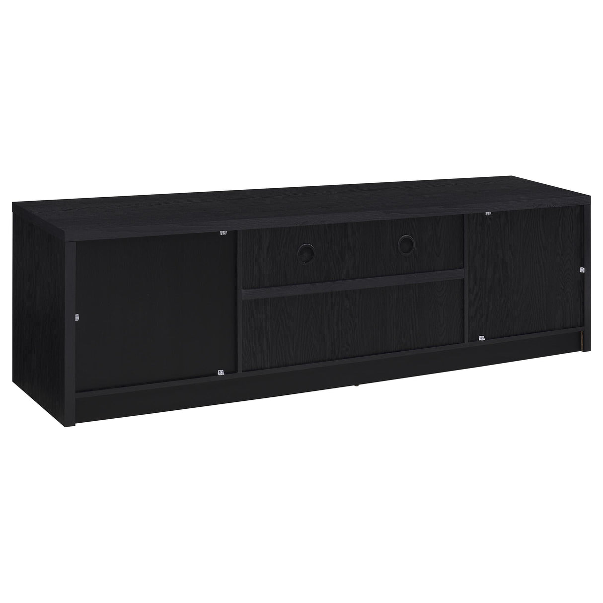 Winfield Black 3-Piece Entertainment Center 78-inch TV Stand by Coaster at Eve Furniture