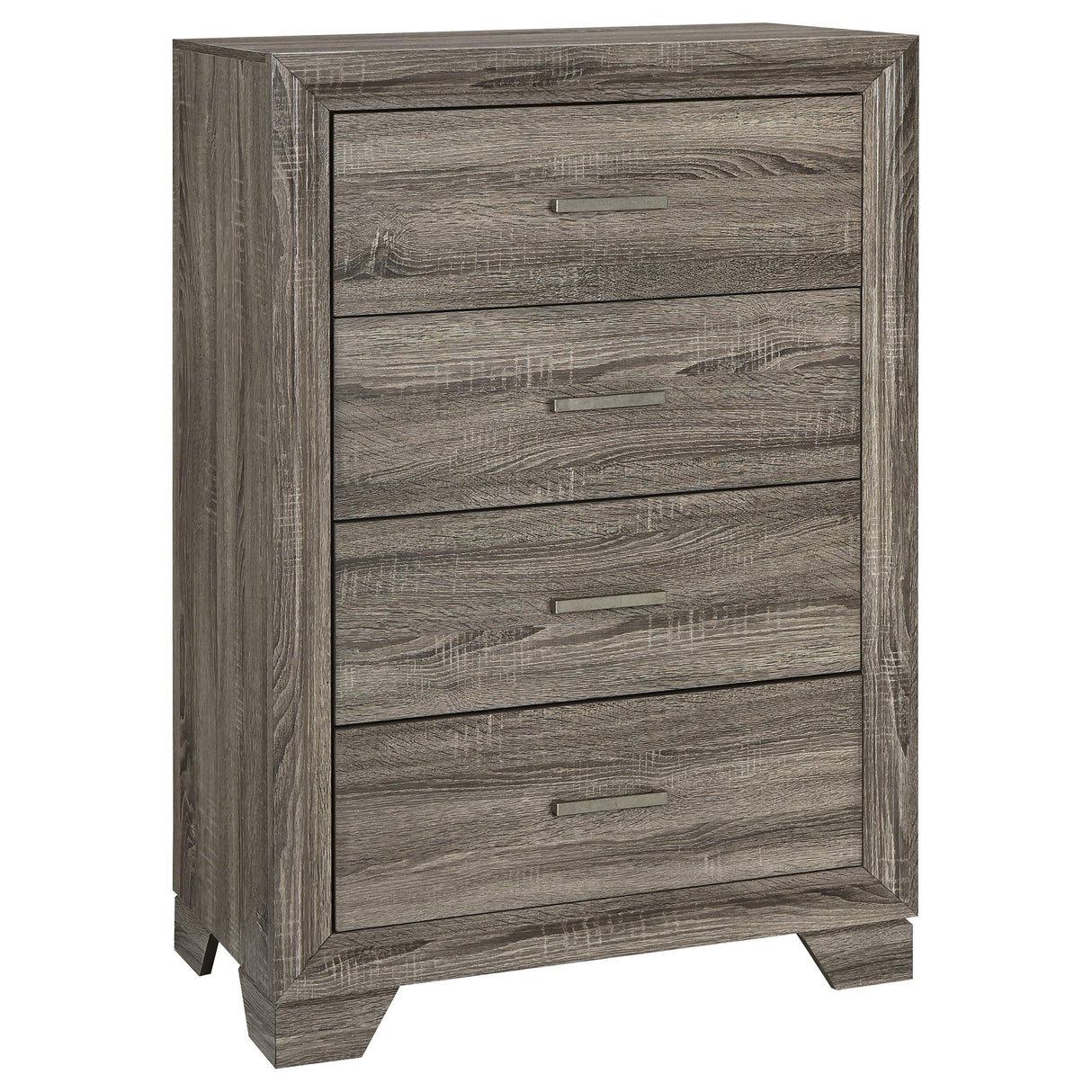 Wright 4-drawer Chest of Drawers Brown Oak by Coaster at Eve Furniture