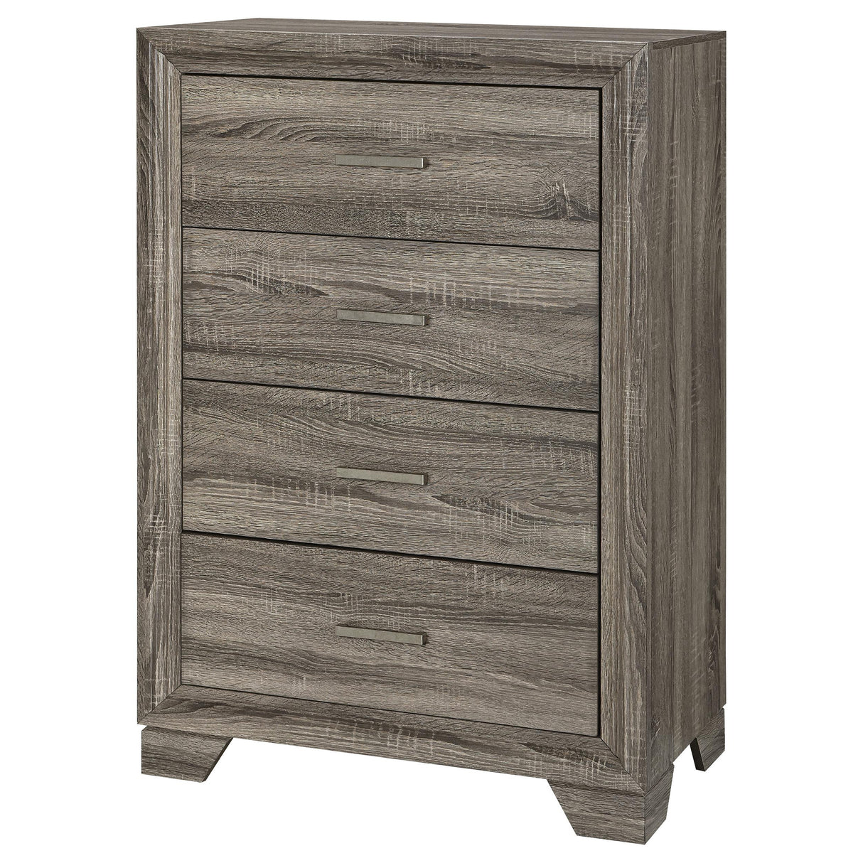 Wright 4-drawer Chest of Drawers Brown Oak by Coaster at Eve Furniture