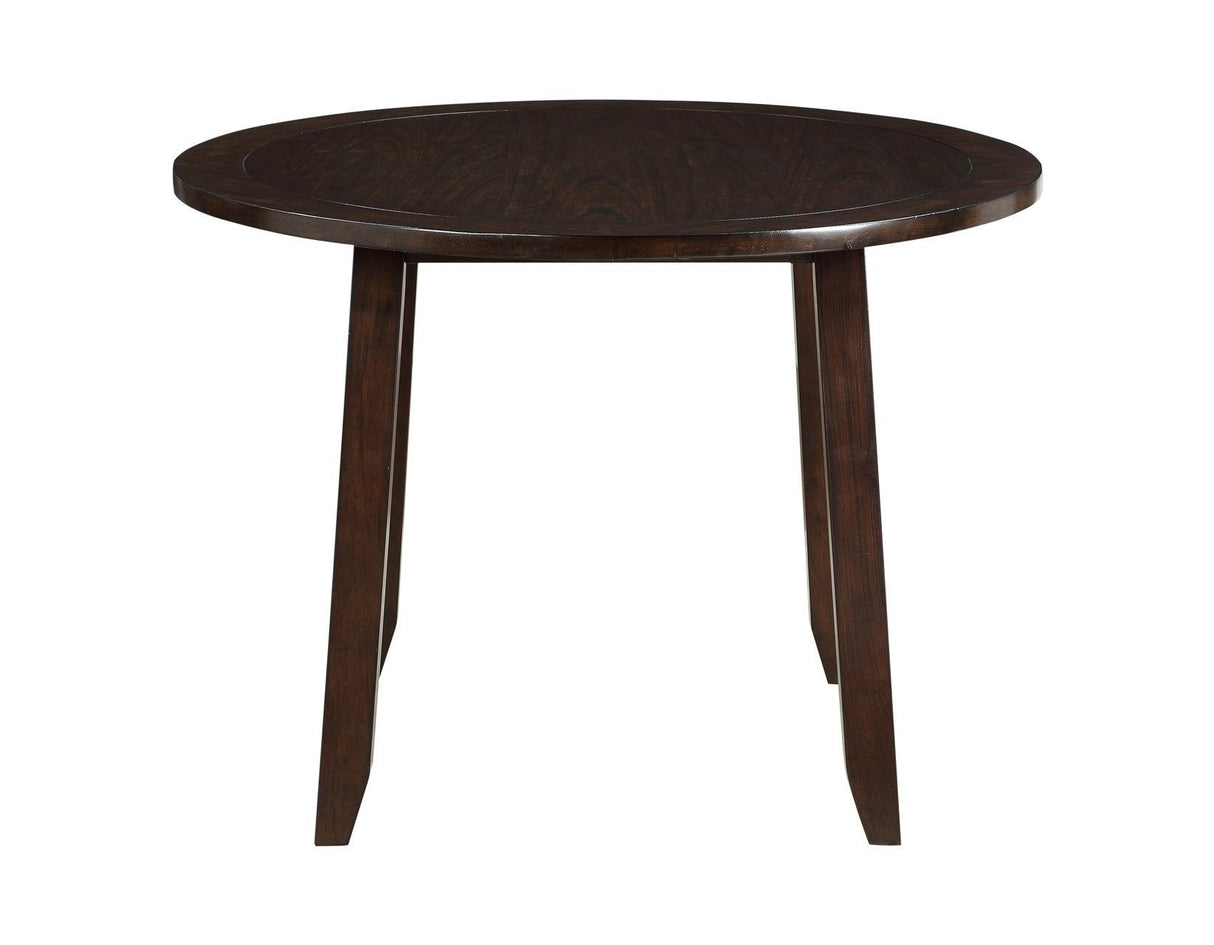 Yorktown Espresso 5-Piece Round Dining Room Set by Steve Silver at Eve Furniture