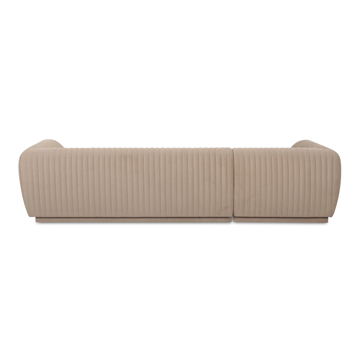 Zandro Beige Left Sectional by Moe's Home at Eve Furniture