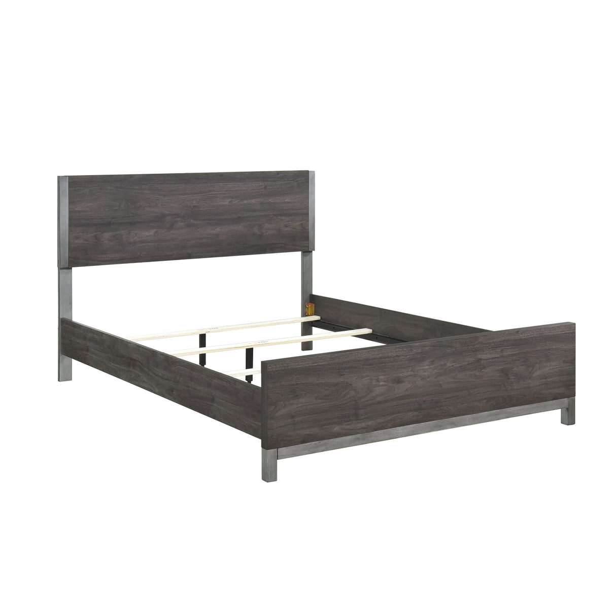 Zephyr Brownish Gray King Panel Bed by Homelegance at Eve Furniture