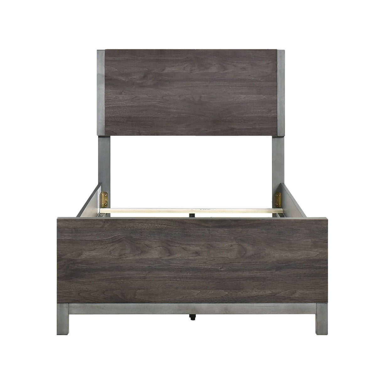 Zephyr Brownish Gray Twin Panel Bed by Homelegance at Eve Furniture