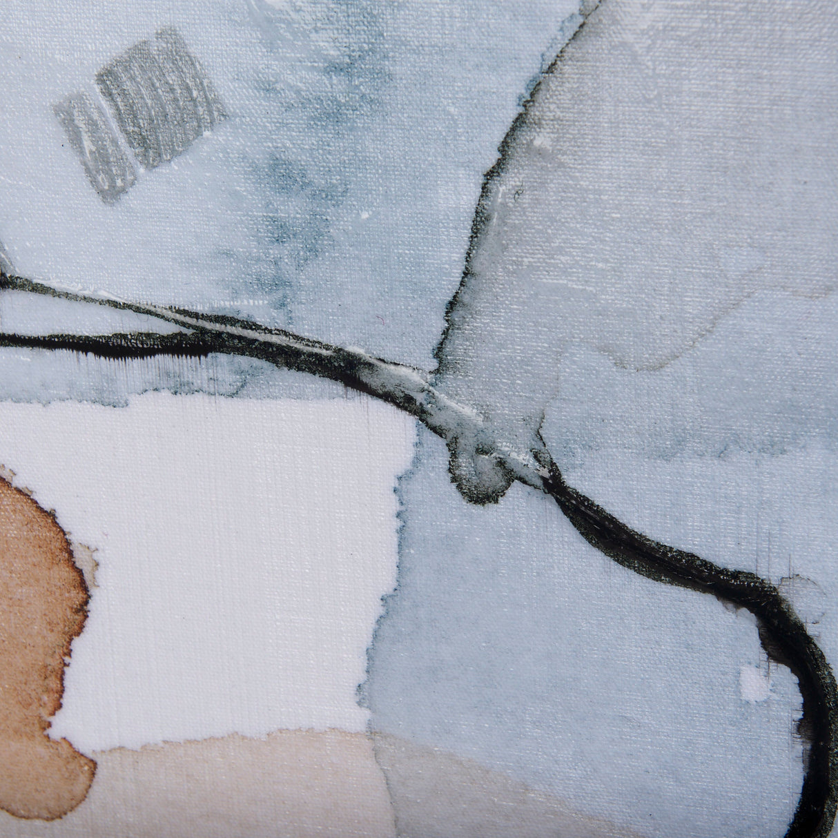 A Cloudy Afternoon II by Mercana Studio a Hand Embellished Textured Canvas by Mercana at Eve Furniture