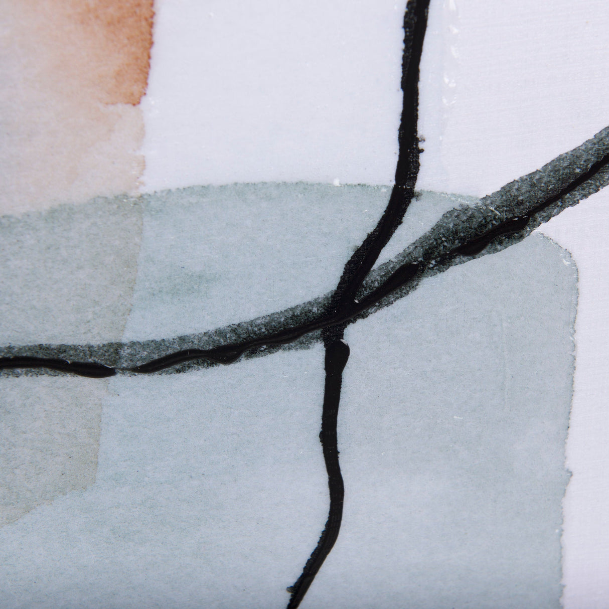 A Cloudy Afternoon III by Mercana Studio a Hand Embellished Textured Framed Art Print by Mercana at Eve Furniture