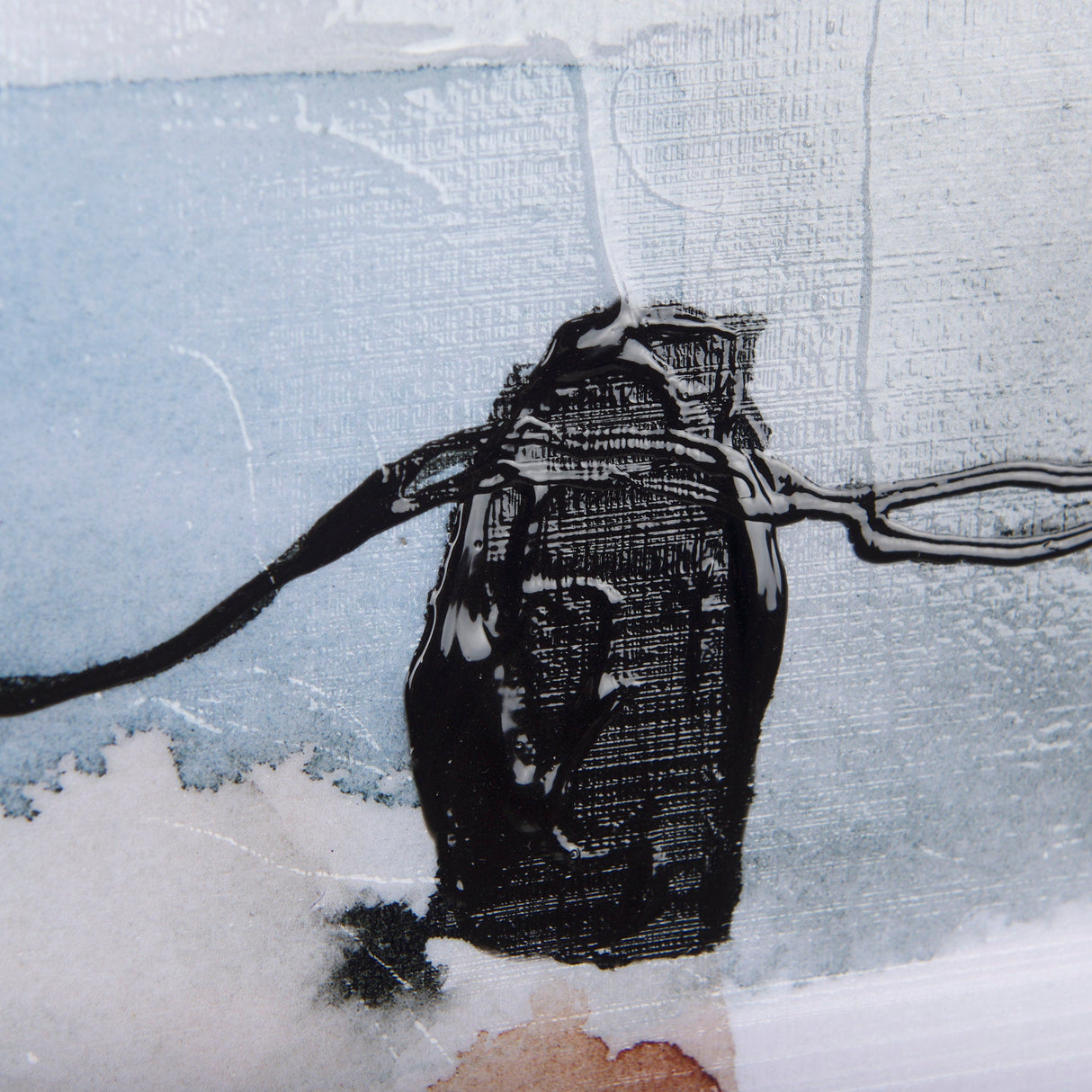 A Cloudy Afternoon IV by Mercana Studio a Hand Embellished Textured Framed Art Print by Mercana at Eve Furniture