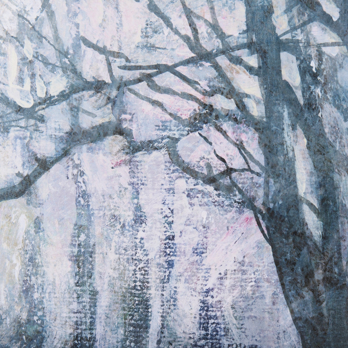 A Fresh Winter Morning II by Mercana Studio Hand Embellished Framed Art Print Matted under Glass by Mercana at Eve Furniture