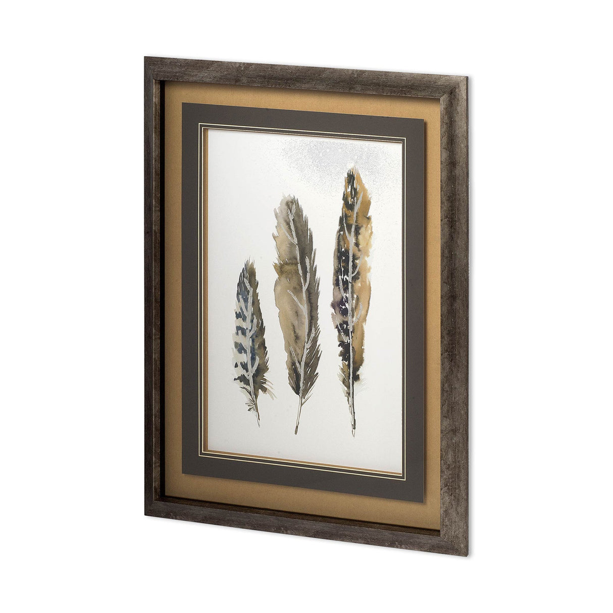 A light Touch I by Rebecca Meyers a Hand Embellished Textured Framed Art Print Matted under Glass by Mercana at Eve Furniture