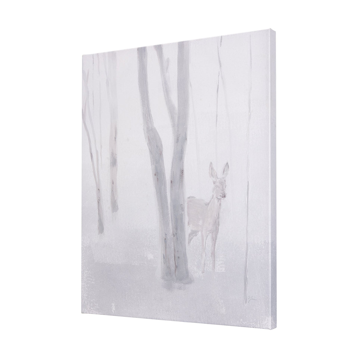 A Winter Day in Forest I by Mercana Studio a Hand Embellished Textured Canvas by Mercana at Eve Furniture