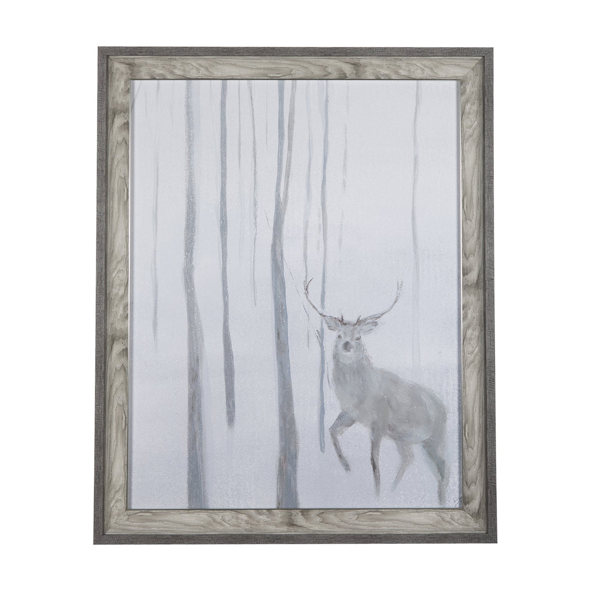 A Winter Day in Forest II by Mercana Studio Hand Embellished Framed Art Print Matted under Glass by Mercana at Eve Furniture