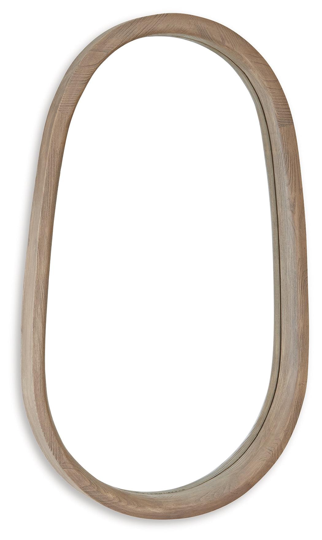 Aarilynn Antique Brown Accent Mirror by Ashley at Eve Furniture