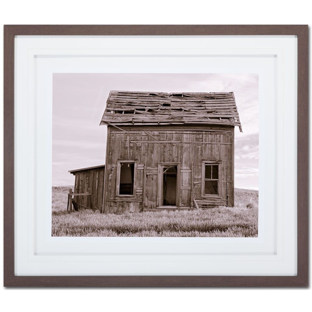 Abandoned Two Story Farm House by Steven Bisig a Framed Photo Art Print Matted under Glass by Mercana at Eve Furniture