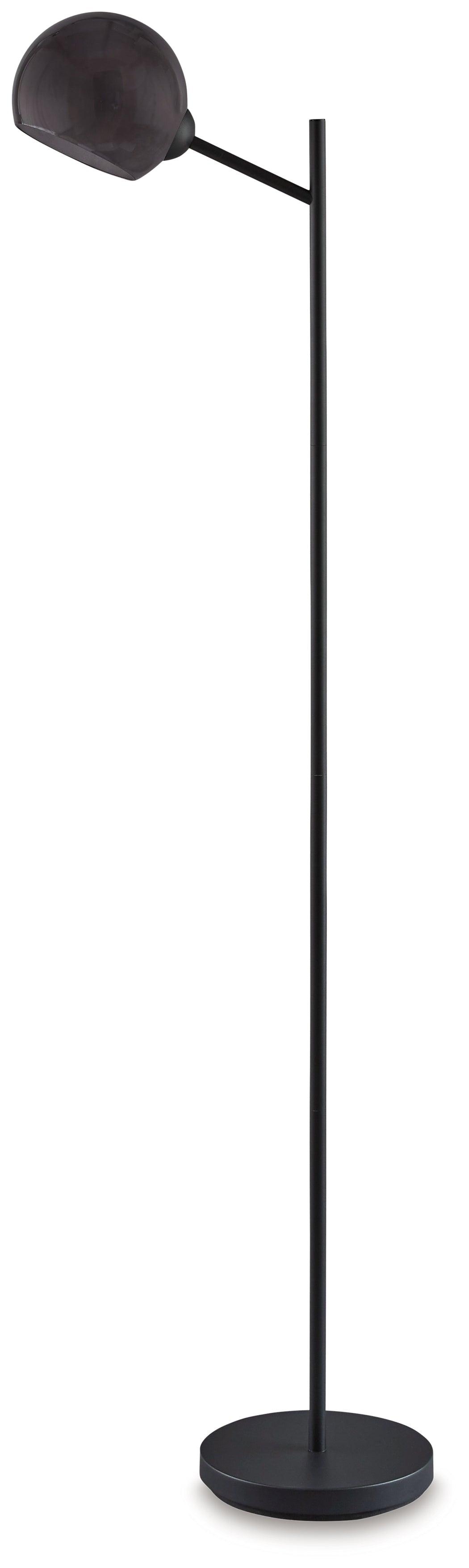 Abanson Black Floor Lamp by Ashley at Eve Furniture