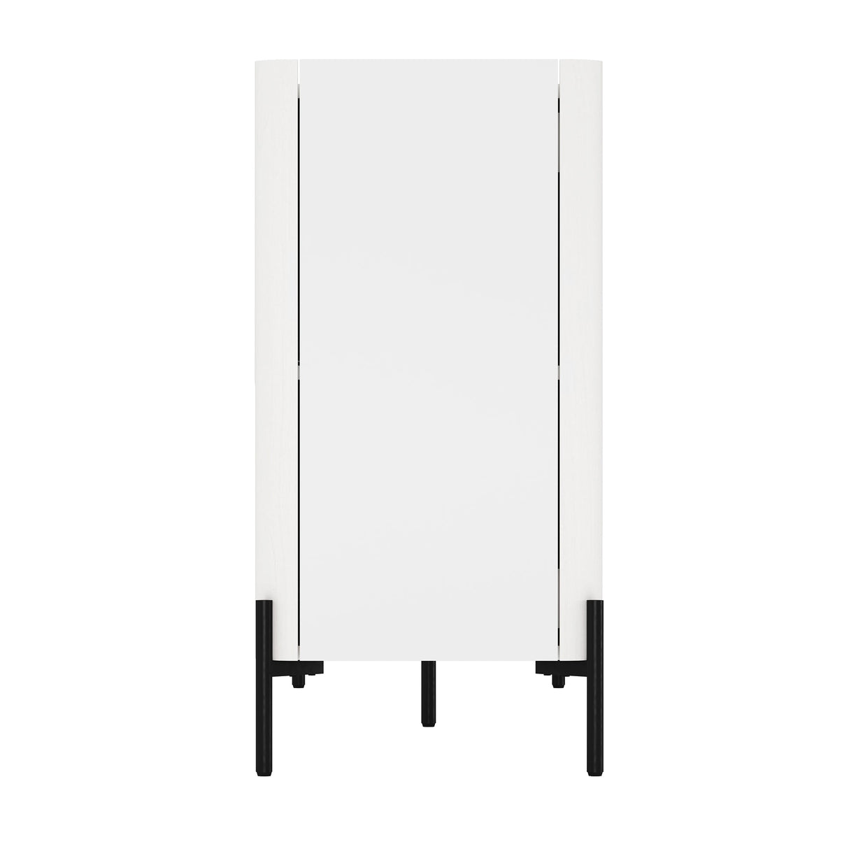 Abbey 66.9" Sideboard in White by Manhattan Comfort at Eve Furniture
