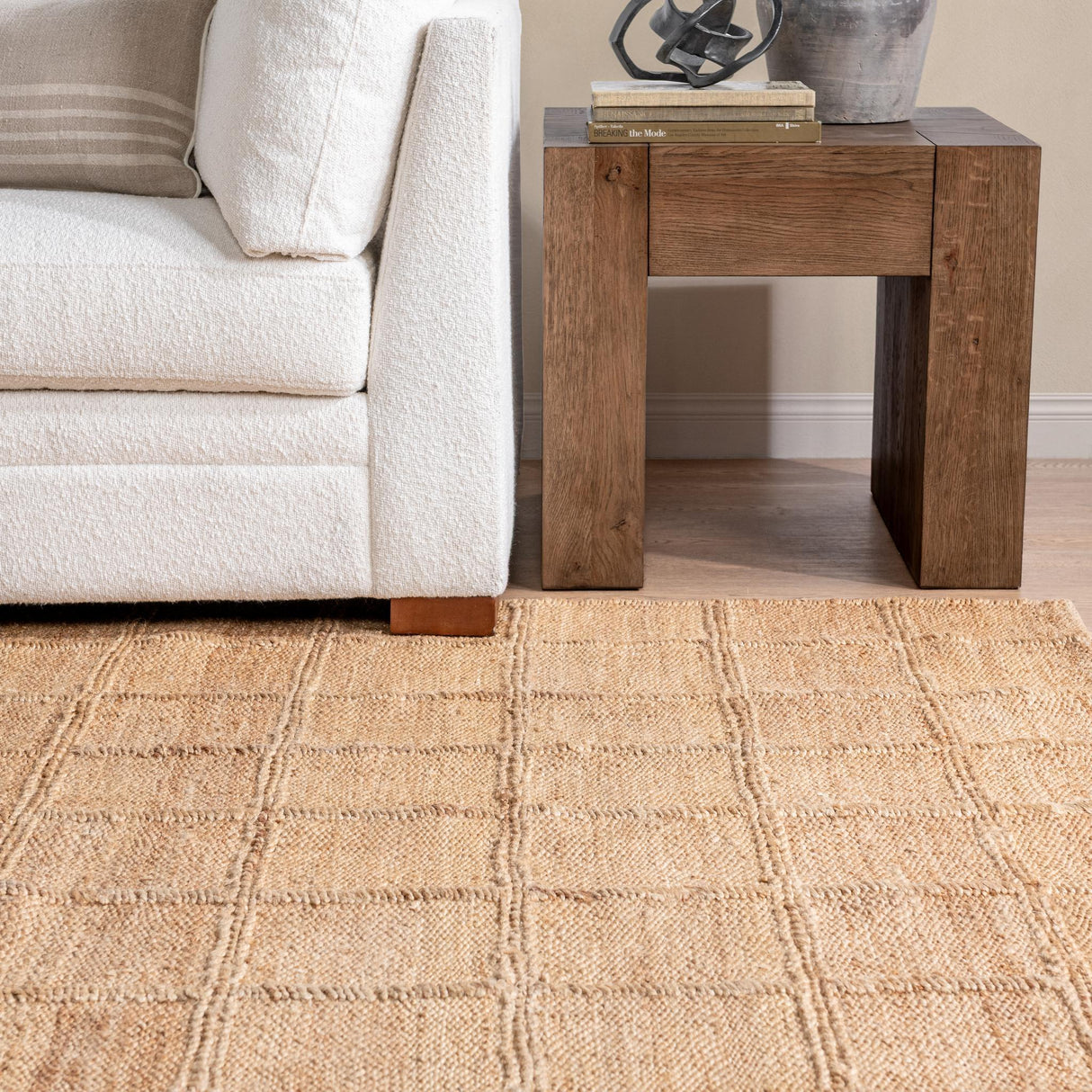 Aberdeen Jute Natural Rug by Classic Home at Eve Furniture