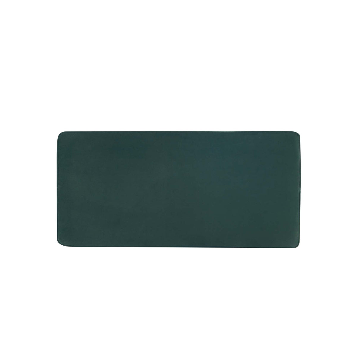 Abigail Double Ottoman Bench in Green by Manhattan Comfort at Eve Furniture