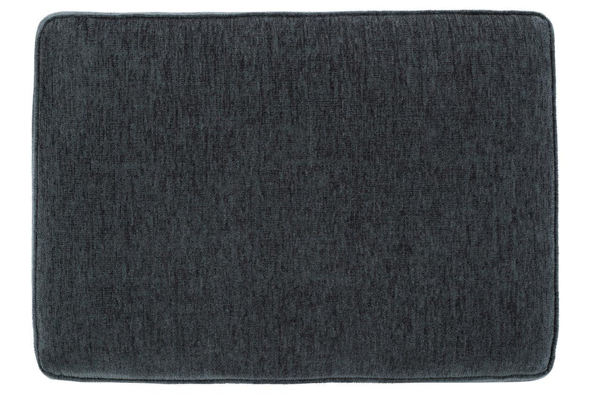 Abinger Smoke Ottoman by Ashley at Eve Furniture