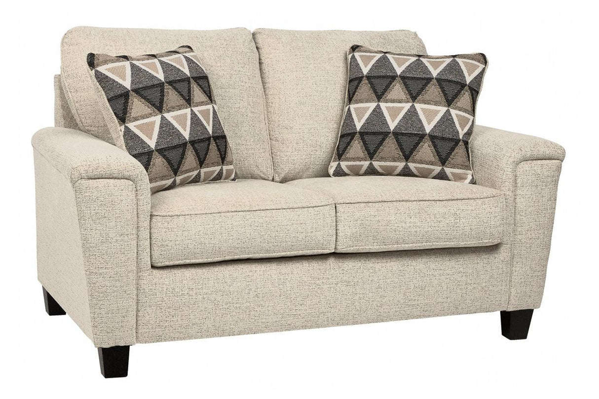 Abinger Natural Loveseat by Ashley at Eve Furniture