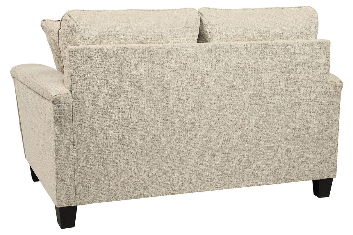 Abinger Natural Loveseat by Ashley at Eve Furniture