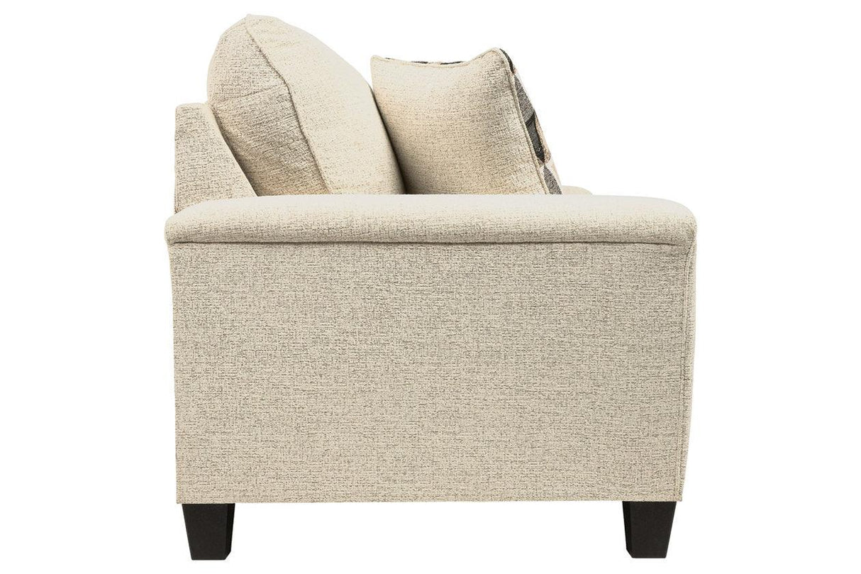 Abinger Natural Loveseat by Ashley at Eve Furniture