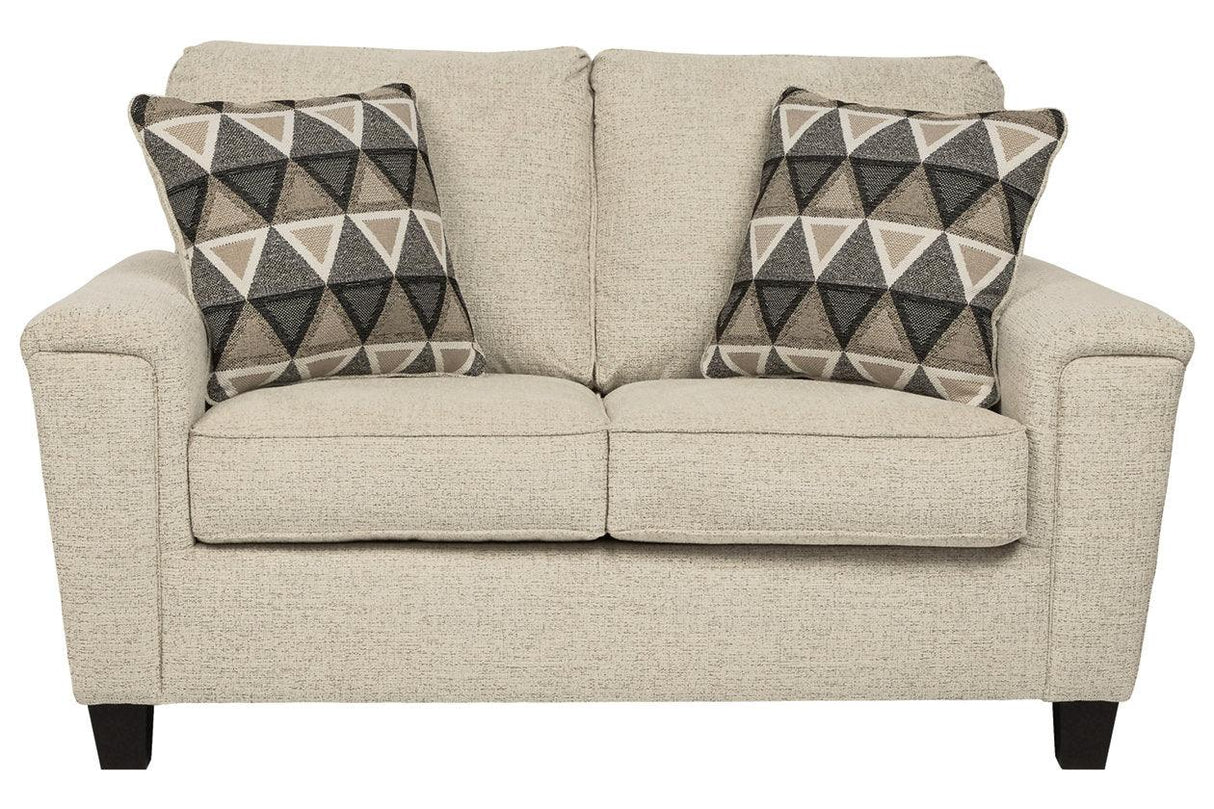 Abinger Natural Loveseat by Ashley at Eve Furniture