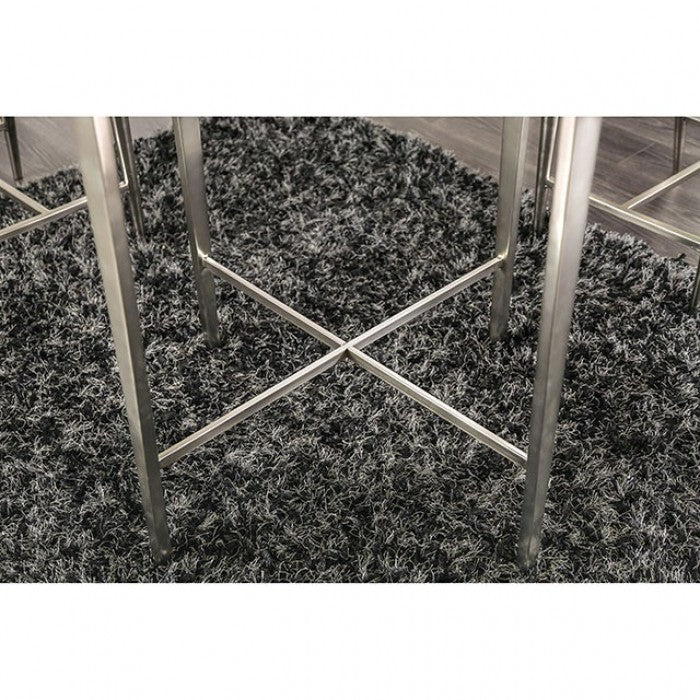 Abner Silver Counter Height Table by Furniture of America at Eve Furniture