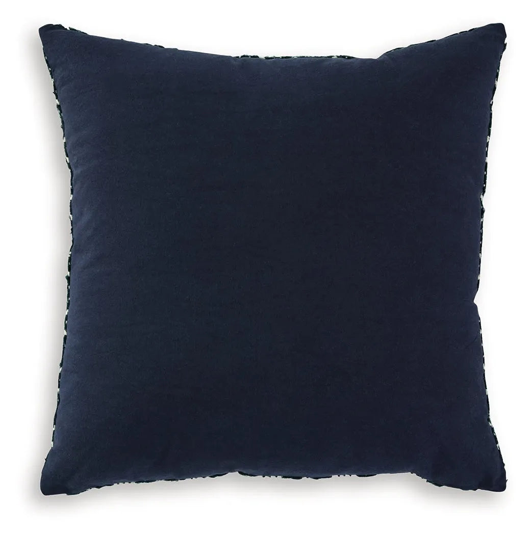 Abra Black/Ivory Pillow (Set of 4) by Ashley at Eve Furniture
