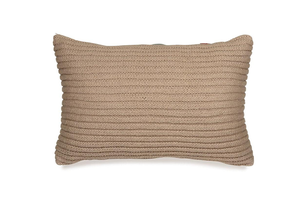Abreyah Tan Pillow by Ashley at Eve Furniture