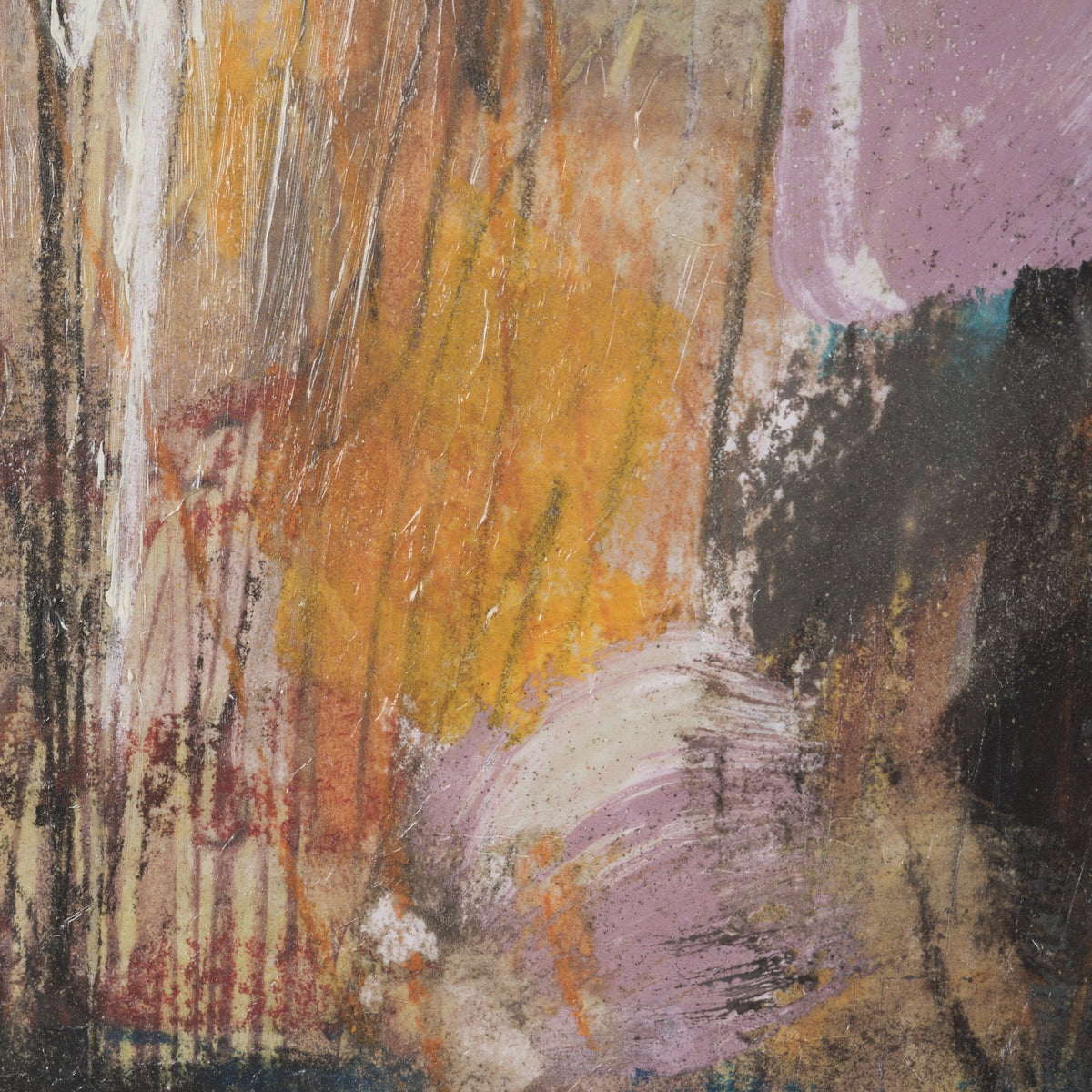 Abstract Autumn 3 by Mercana Studio Hand-Embellished Textured Framed Artwork Matted under Glass by Mercana at Eve Furniture