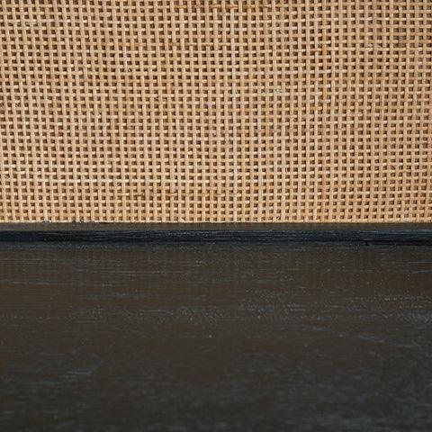 Abyard Black/Natural Bookcase by Ashley at Eve Furniture