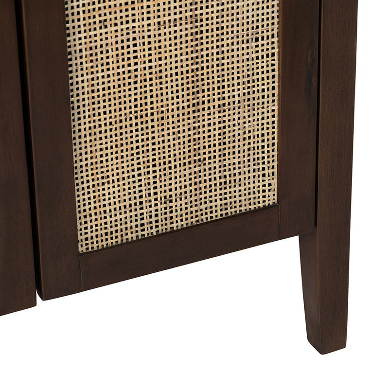 Acadian Brown Six-Door Cabinet by Crestview at Eve Furniture