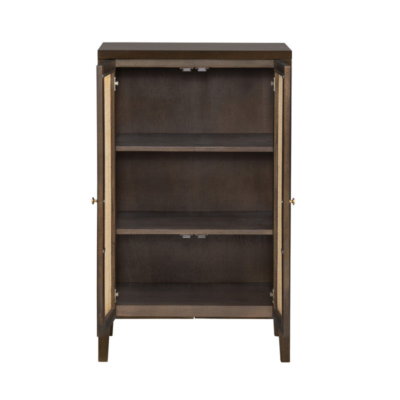 Acadian Brown Two-Door Cabinet by Crestview at Eve Furniture